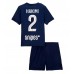 Maillot de foot Paris Saint-Germain Achraf Hakimi #2 Domicile vêtements enfant 2025-26 Manches Courtes (+ pantalon court)